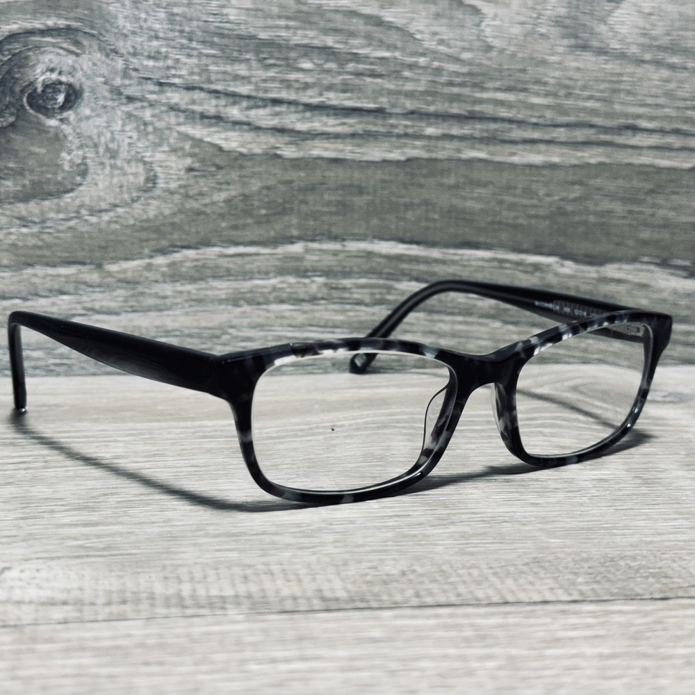 Marchon NYC M-CORNELIA 005 Eyeglass Frames 52-16-135 Black Tortoise Rectangular
